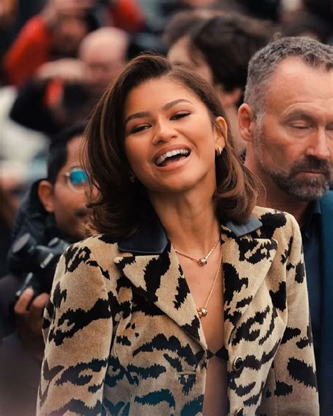 Zendaya At Louis Vuittons Fw23 Show In Paris