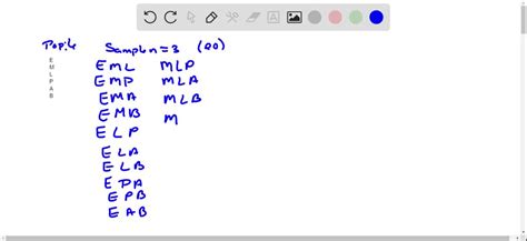 Solved Refer To Exercise A List The Possible Samples Without