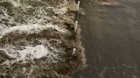 Flood In Prescott Az Under Old Railroad Bridge Youtube