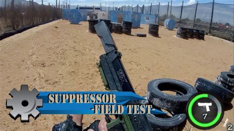 Nua Paintball Mods Suppressor Field Test YouTube