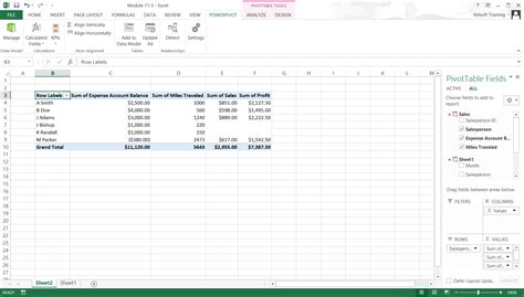 Excel PowerPivot Tutorial