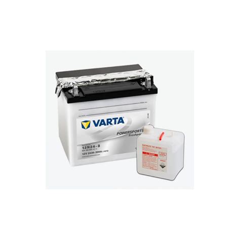 Varta Powersports Freshpack 12N24 3 Motorrad Batterie 524100020 12V 2