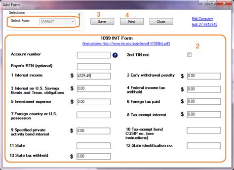 How To Print And File 1099 Int Interest Income