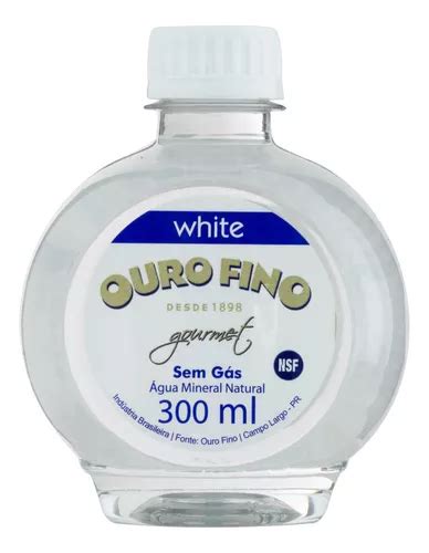 Gua Mineral Ouro Fino Gourmet White Sem G S Garrafa Ml Mercadolivre