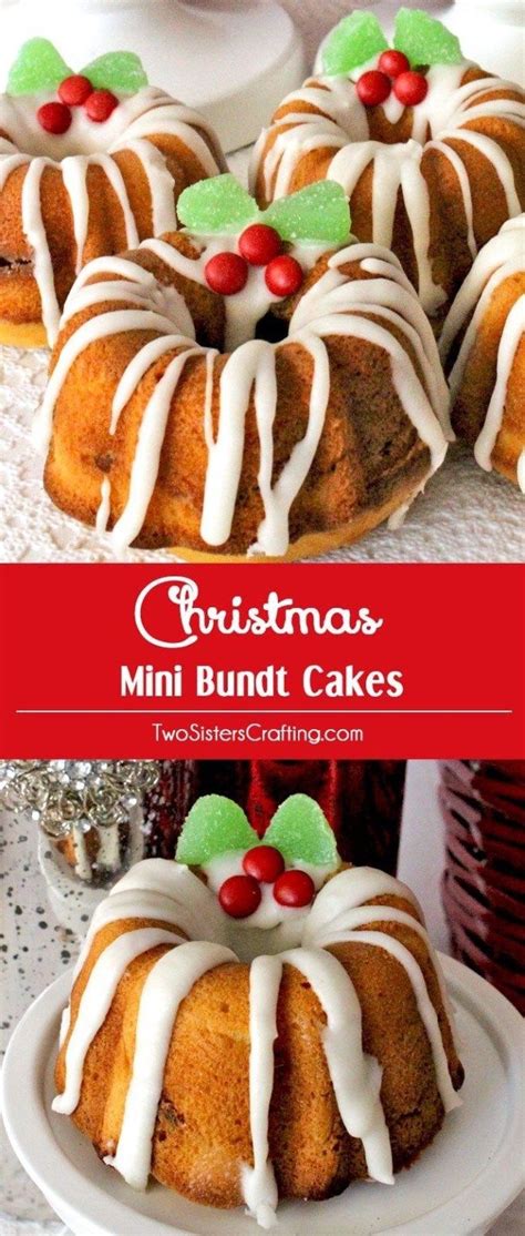 50 Easy Christmas Cake Recipes Holiday Food Mini Bundt Cakes Christmas Cake Recipes