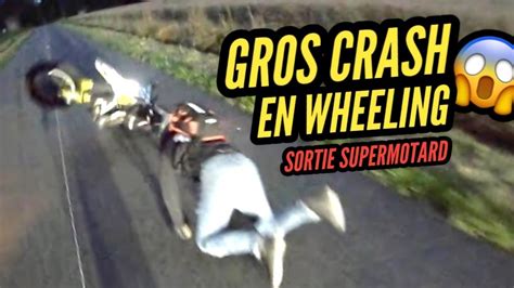 HARD CRASH EN SUPERMOTARD DU WHEELING ET DU FREERIDE SUPERMOTO