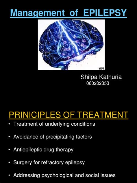 Treatment of Epilepsy | Epilepsy | Disorders Causing Seizures