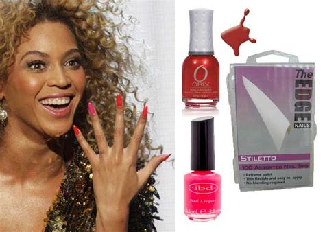 Get Beyonces Nails Beyonce Nails Celebrity Nails Stiletto Nails How