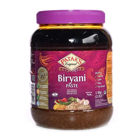 pataks biryani paste – 2.3kg