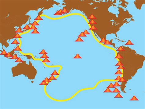 Location of volcanoes - VolcanOes