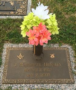 James Marshall Hensley Homenaje De Find A Grave