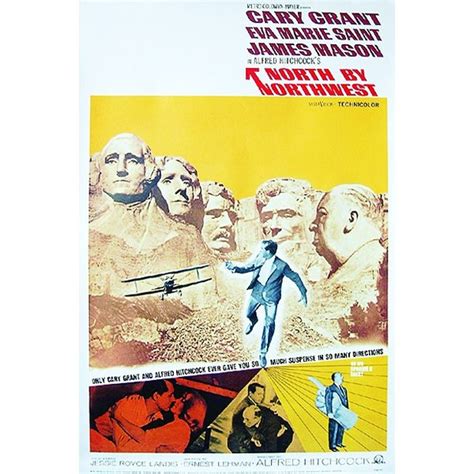 Poster La Mort Aux Trousses En Anglais North By Northwest Posters