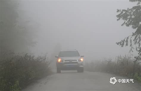 凌云连续遭遇大雾天气 广西高清图片 中国天气网