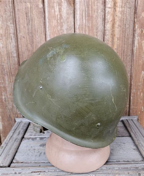 Original Military Helmet Ssh 40 Steel Ww2 Soviet Army Rkka Wwii Leather