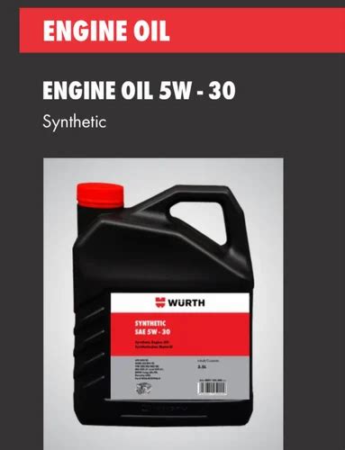 Wurth Engine Oil W Litre At Rs Bottle In Tekanpur Id