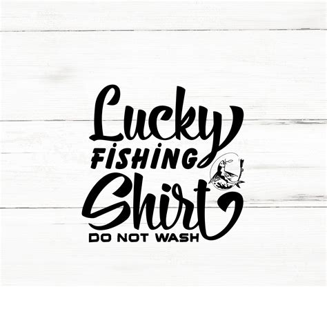 Lucky Fishing Shirt Do Not Wash Svg Bundle Fishing Rod Svg