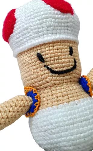 Toad Honguito De Mario Bros En Amigurumi Tejido Crochet En Venta En