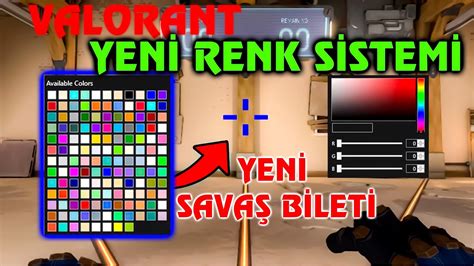 Valorant Yeni Crosshair Ayarları Valorant Yeni Renk Kodları