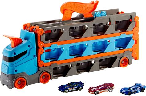Set De Joaca Hot Whels In Speedway Hauler Mattel