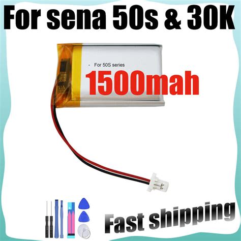 Mah Repair Battery For Sena K Sena S Intercom Motorcycles