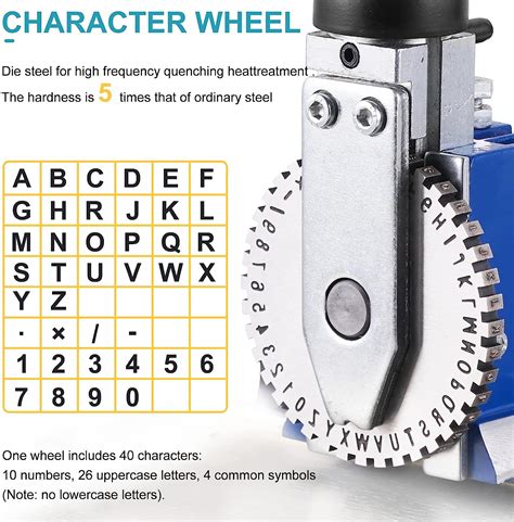 Buy Metal Nameplate Stamping Machine Semi Automatic Embosser Label