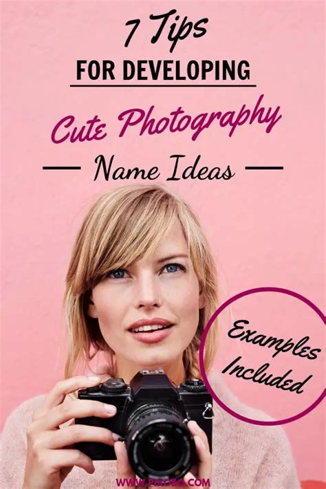 7 Tips For Developing Cute Photography Name Ideas (Examples Included ...