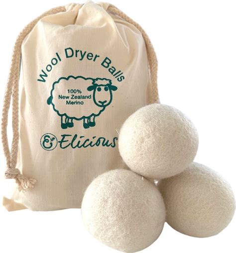 Elicious Ecologische Droger Ballen Wol Wasdrogerballen