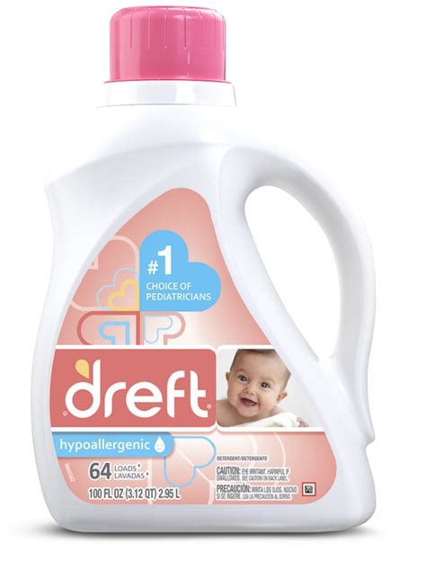 Dreft Baby Laundry Detergent is Hypoallergenic