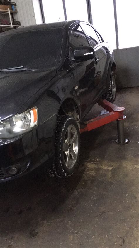 Стойка стабилизатора — Mitsubishi Lancer X, 1,5 л, 2007 года | поломка ...