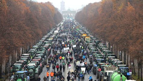 Protestele despre care nu se scrie în presă Germania Fermierii au