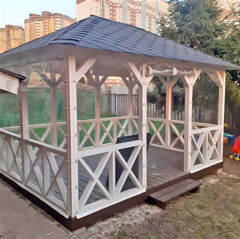 МИНИ ЕВРОПА, прямоугольная беседка - купить в Москве, цена | «Русская ...