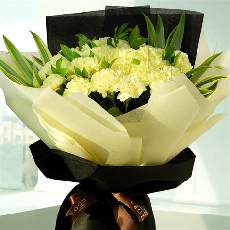 Yellow Carnations Bouquet