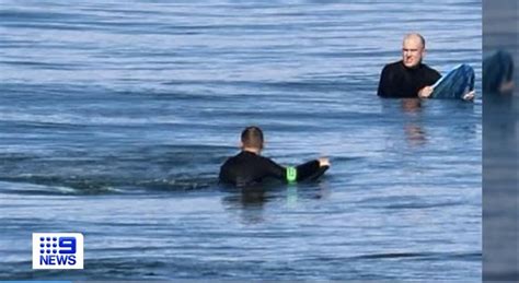 Photo taken just moments before shark attack on Australian surfer Toby ...