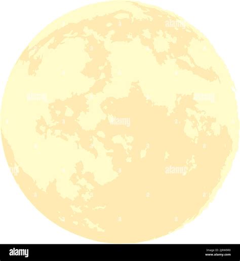 yellow full moon night icon Stock Vector Image & Art - Alamy