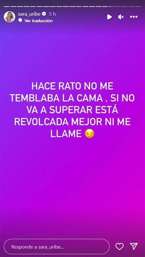 Sara Uribe Hizo Una Broma Con El Temblor En Medellín “hace Rato No Me