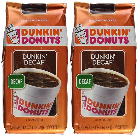 Dunkin Donuts Ground Coffee Net Wt Oz Pack Of Dunkin Decaf