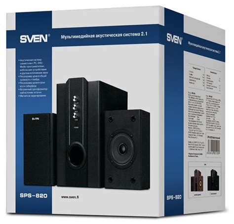Купить Компьютерная акустика SVEN SPS-820 черный - цена: 7902 ...