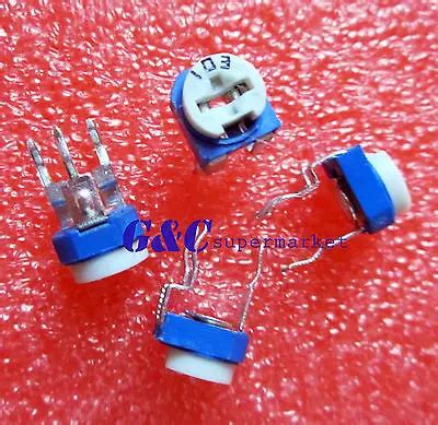 Pcs Blue White K Ohm Resistance Adjustable Resistor In Integrated