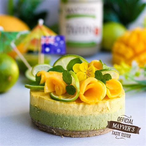 Mango Matcha Lime Cheesecake Raw Vegan Desserts Raw Desserts Desserts