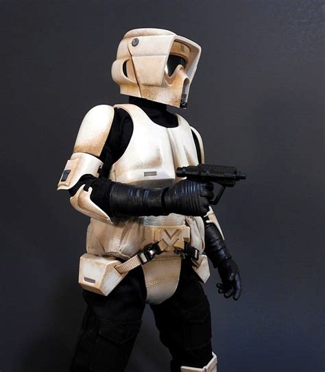 Star Wars The Mandalorian Scout Trooper Sixth Scale Figure By Hot Toys FigureFan Zero