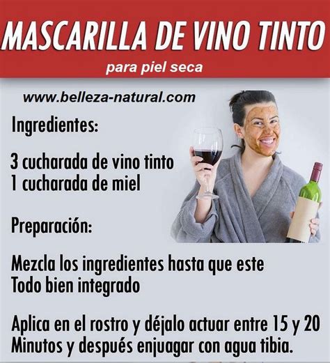 Mascarilla De Vino Tinto Y Miel