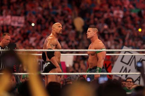 Wrestlemania Xxviii John Cena Vs The Rock Once In A Lifetime