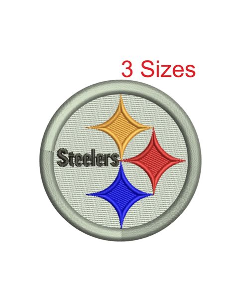 Steelers Logo Embroidery Design Steelers Logo Pes File Etsy