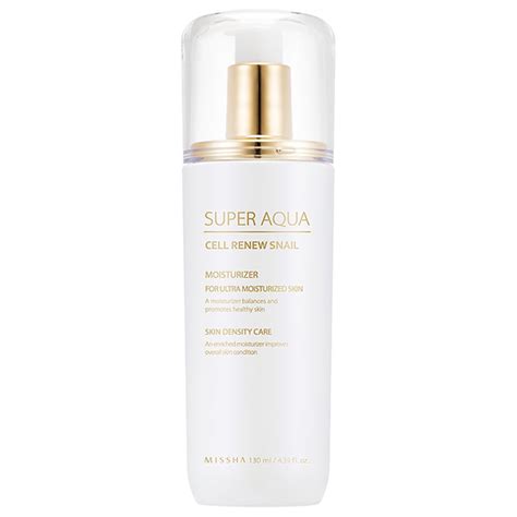 Missha Super Aqua Cell Renew Snail Essential Moisturizer Emulsja ...