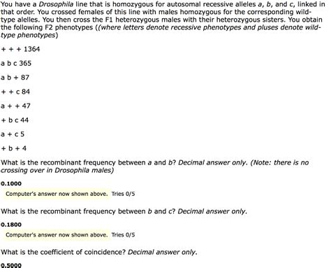 Solved You have a Drosophila line that is homozygous for | Chegg.com 