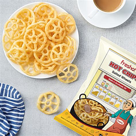 Buy Fresho Hot Chips Salted Fryums Wheels Online At Best Price Of Rs Bigbasket