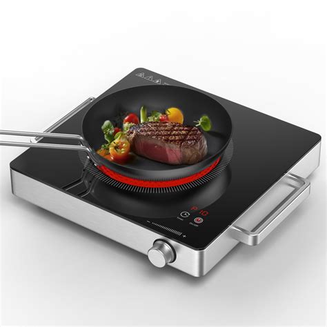PAYISHO Hot Plate Electric Single Burner Portable Burner For Cooking With Adjustable Temperature