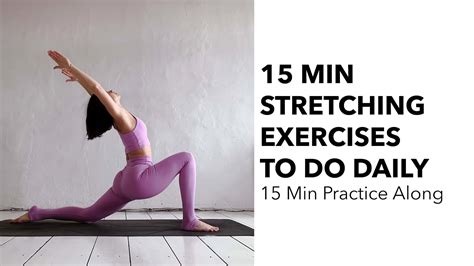 15 Min Stretching Exercises To Do Daily Youtube