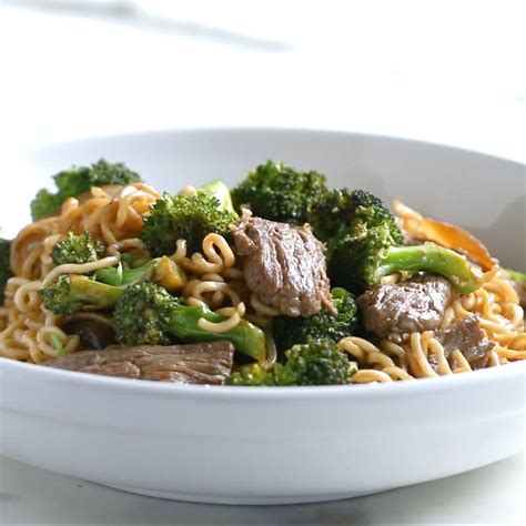 20 Minute Beef And Broccoli Noodle Stir Fry Cooking Tv Recipes