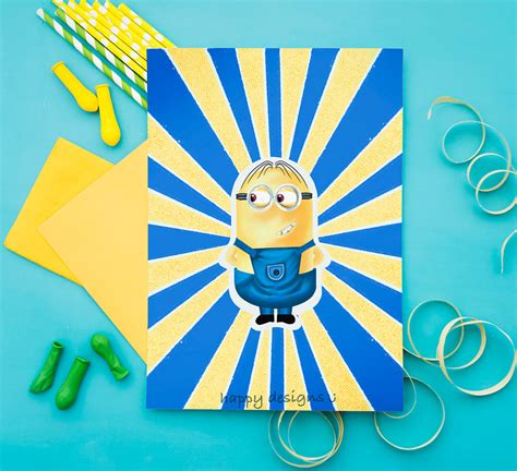 Minion greeting card by Happy Designs on Dribbble